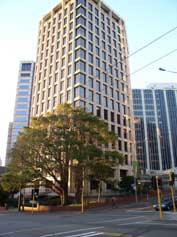 Photo of the New Zealand Treasury Building. 