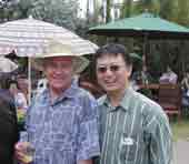 Photo of Kenneth Wong MP, a chinese refuge, with former ACT leader Richard Prebble. 