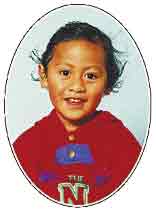 Photo of a child of pacific island origin. 